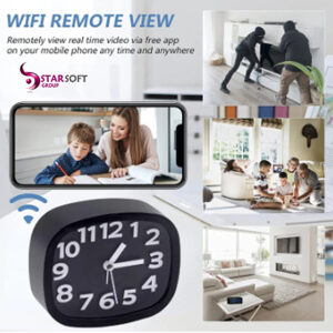 1080P HD Mini WIFI Camera Alarm clock