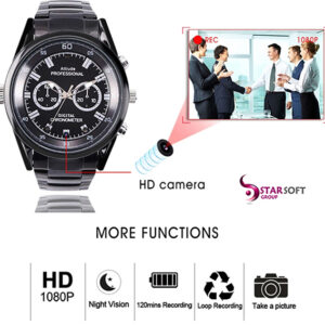 1080P HD Mini WIFI Camera wrist watch