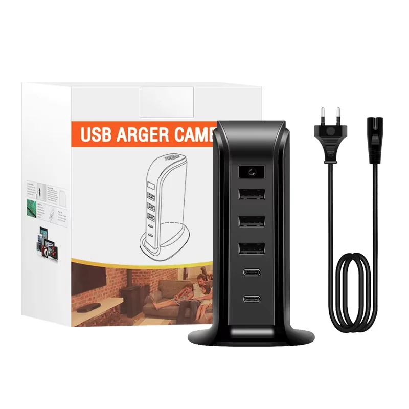 Multi-function USB power strip WiFi multi-interface HD home security supports mobile phone charging