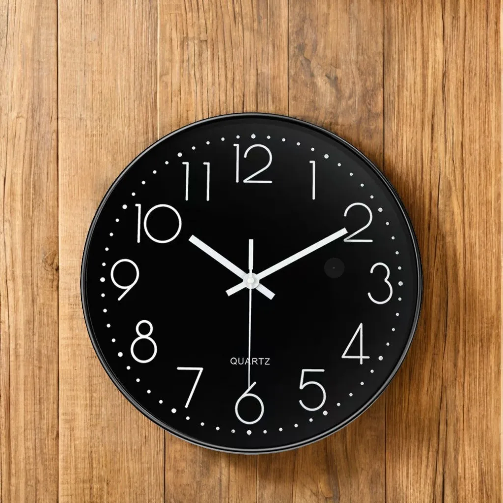 8inch Creative IP Nanny Wall Clock Home Electronic Clock Support TF Card With Wi and Fi Nanny DIY Clock