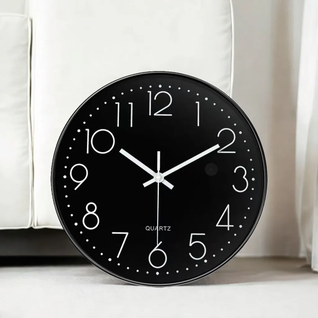 8inch Creative IP Nanny Wall Clock Home Electronic Clock Support TF Card With Wi and Fi Nanny DIY Clock