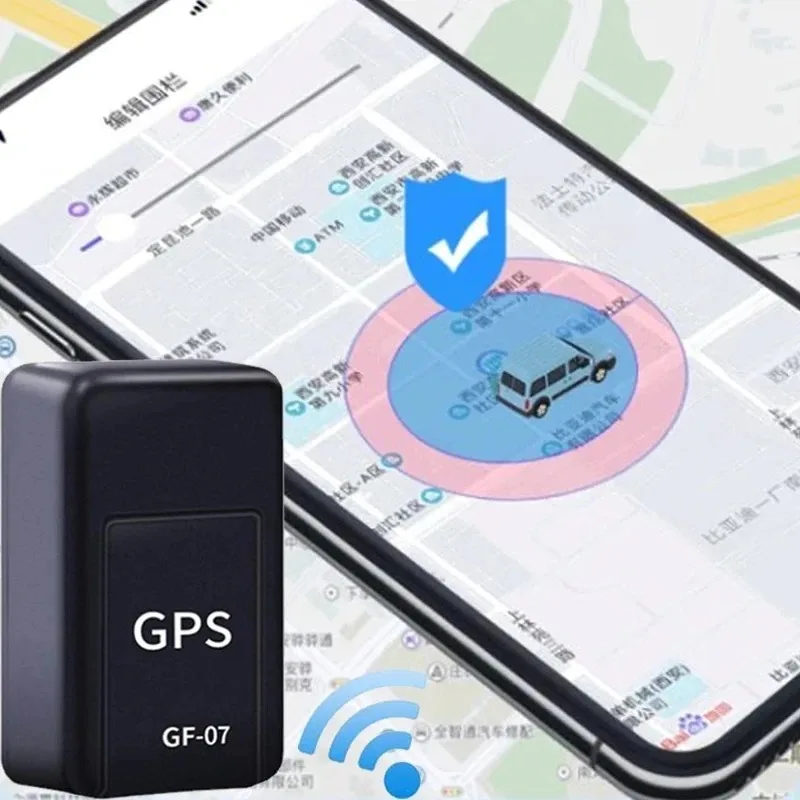 GF07 Magnetic Mini GPS Tracker Real-Time Vehicle Locator Car Pet Tracking Device Compact Portable GPS Locator Position APP __--*