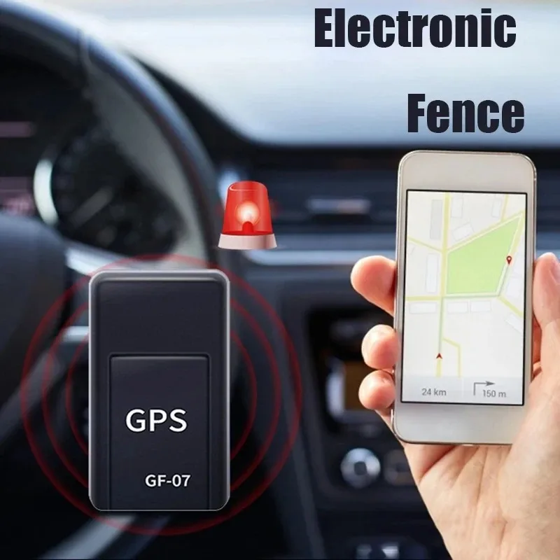 GF07 Magnetic Mini GPS Tracker Real-Time Vehicle Locator Car Pet Tracking Device Compact Portable GPS Locator Position APP __--*