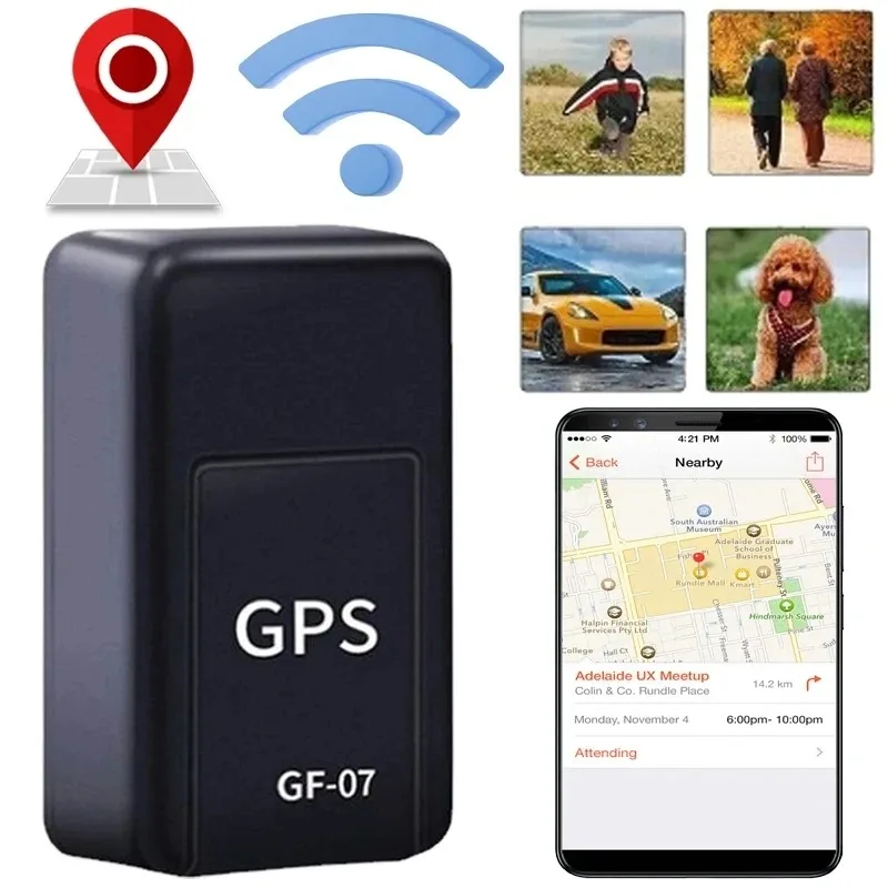 GF07 Magnetic Mini GPS Tracker Real-Time Vehicle Locator Car Pet Tracking Device Compact Portable GPS Locator Position APP __--* - Image 4