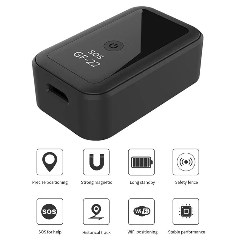 Universal Car GPS Tracker GF 22 Multifunction Mini Tracking GPS Magnetic Anti-lost Positioner with Global Positioning System 1Pc