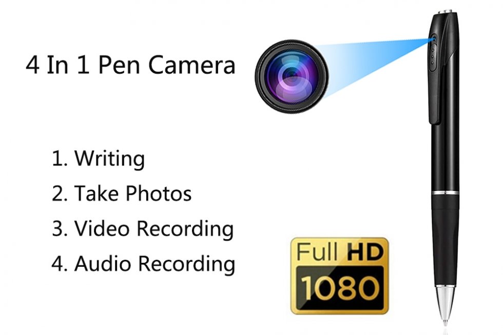 SPY SET - WiFi pen camera P2P live streaming with 1080P + Spy earpiece - Image 9