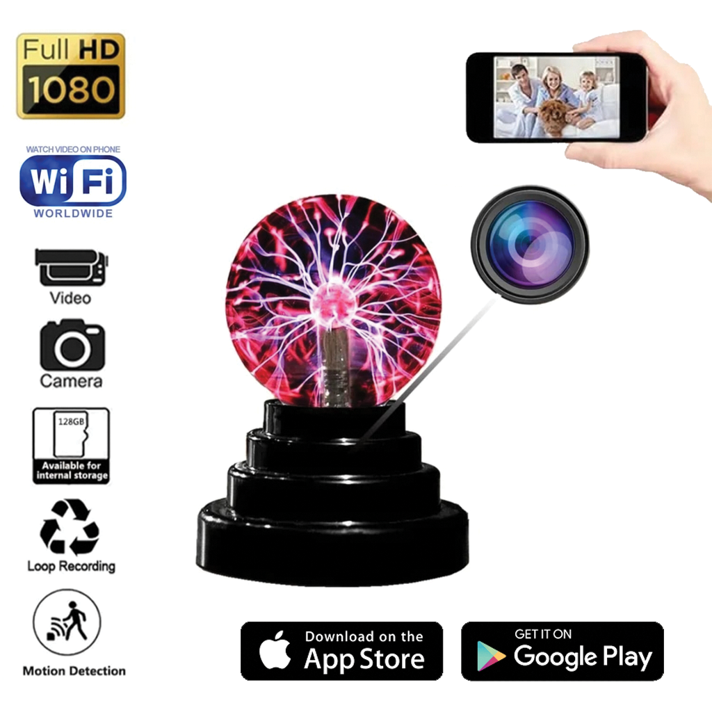 1080P UHD WiFi Hidden camera in the shape of a magic ball