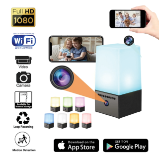 1080P UHD WiFi Bluetooth speaker with hidden camera