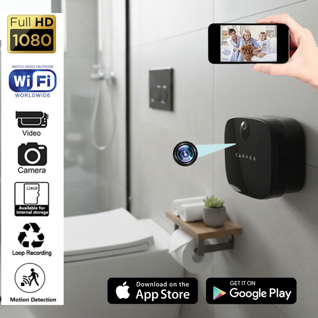 1080P UHD WiFi High-quality hidden camera disguised as a bathroom or room freshener