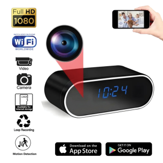 1080P  UHD WiFi  Bluetooth speaker with hidden camera