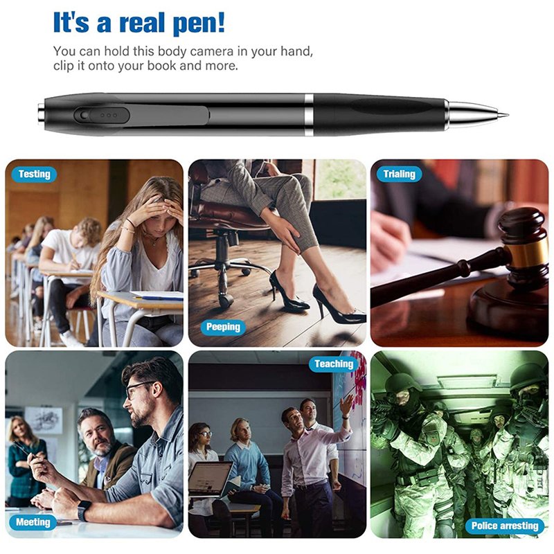 SPY SET - WiFi pen camera P2P live streaming with 1080P + Spy earpiece - Image 4