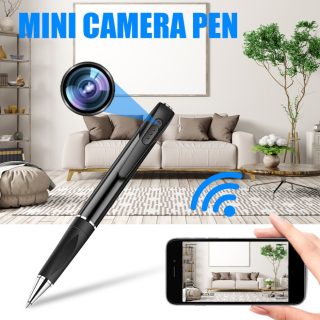 Wifi pen camera (P2P) - FULL HD Mini Spy hidden recorder CCTV + micro sd support up to 128GB
