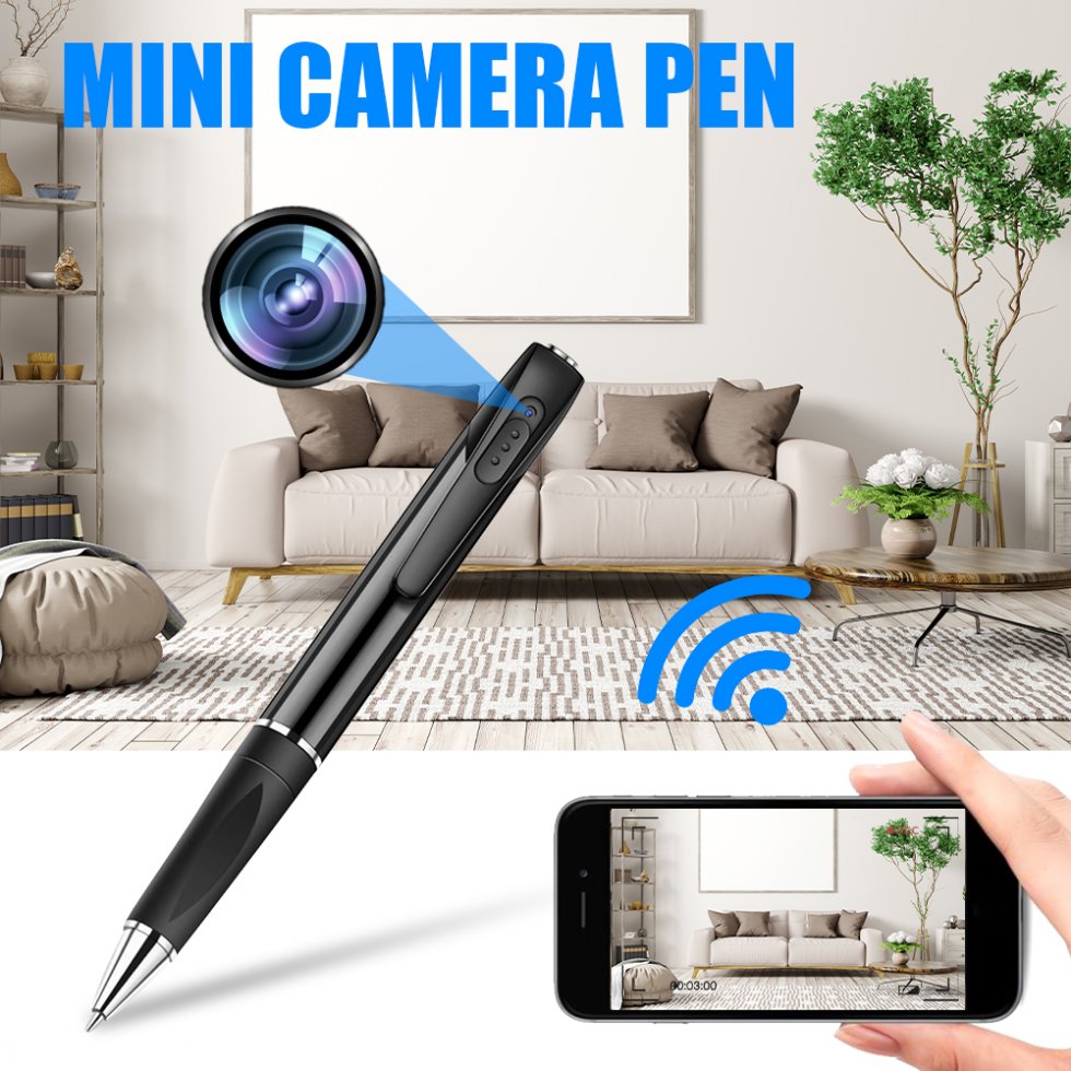 SPY SET - WiFi pen camera P2P live streaming with 1080P + Spy earpiece - Image 10