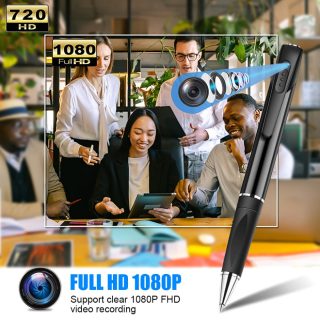 Pen with camera - Spy hidden recorder FULL HD 1080P + micro SD support up to 64GB